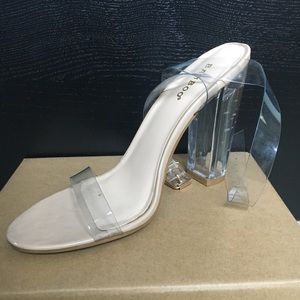 PVC Clear Heels